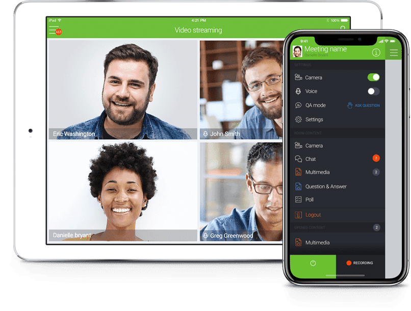 мобильная видеоконференция clickmeeting