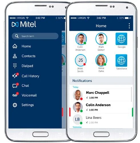 app per dispositivi mobili mitel