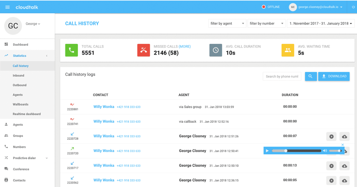 บันทึกการโทร voip