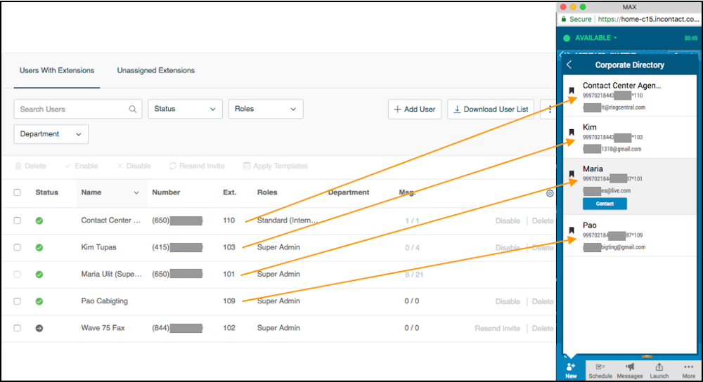 Directory RingCentral