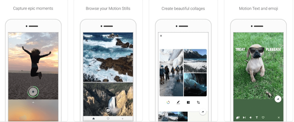 Motion Stills - 優質圖片的最佳 Android 相機應用程序
