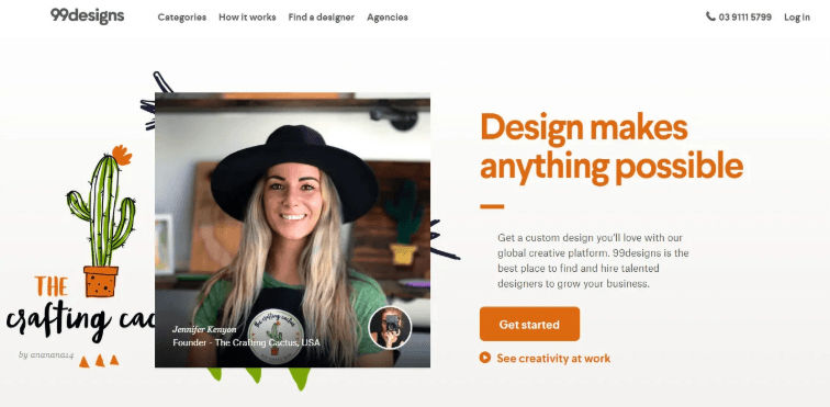 99Designs - “Upwork”等最佳替代網站