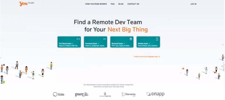 YouTeam - “Upwork”等最佳替代網站