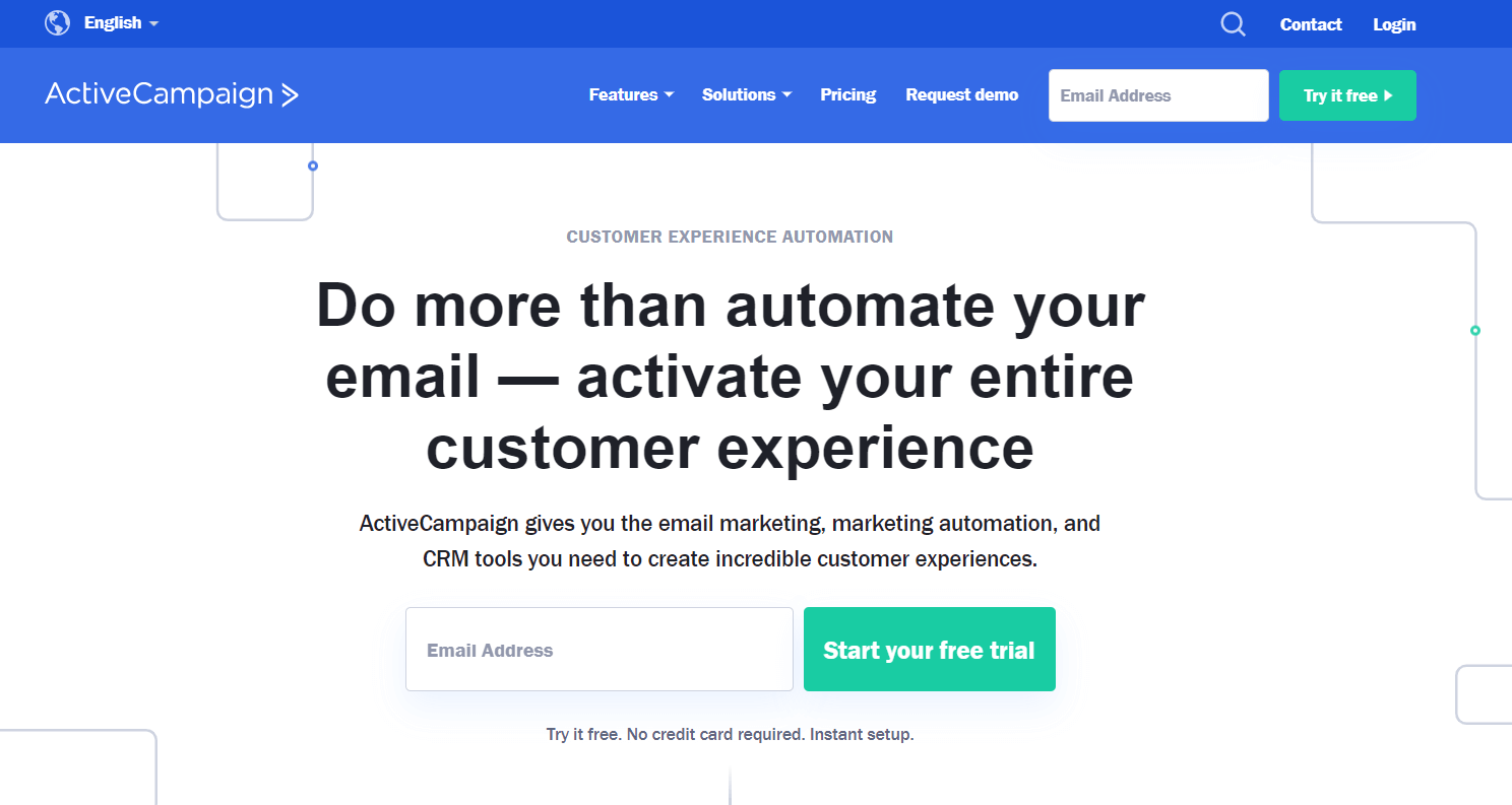 ActiveCampaign - 最佳電子郵件營銷軟件