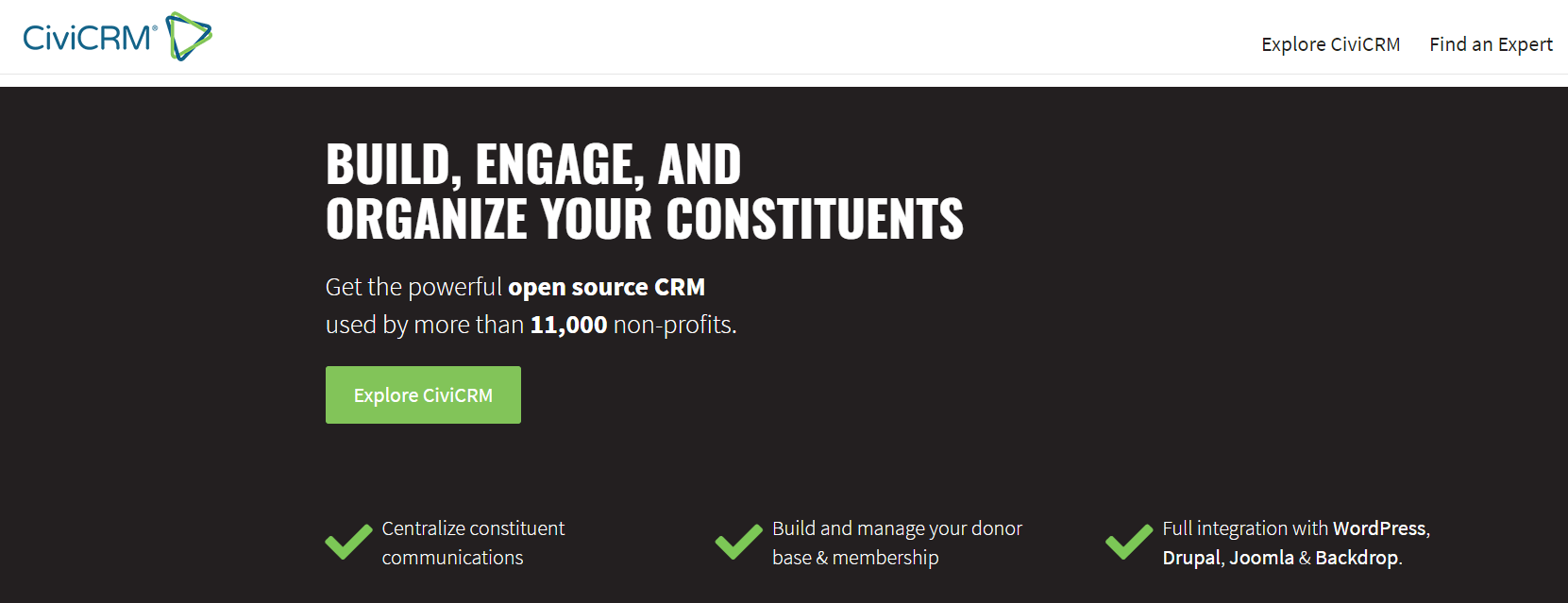 CiviCRM - 小型企業的最佳 CRM 工具