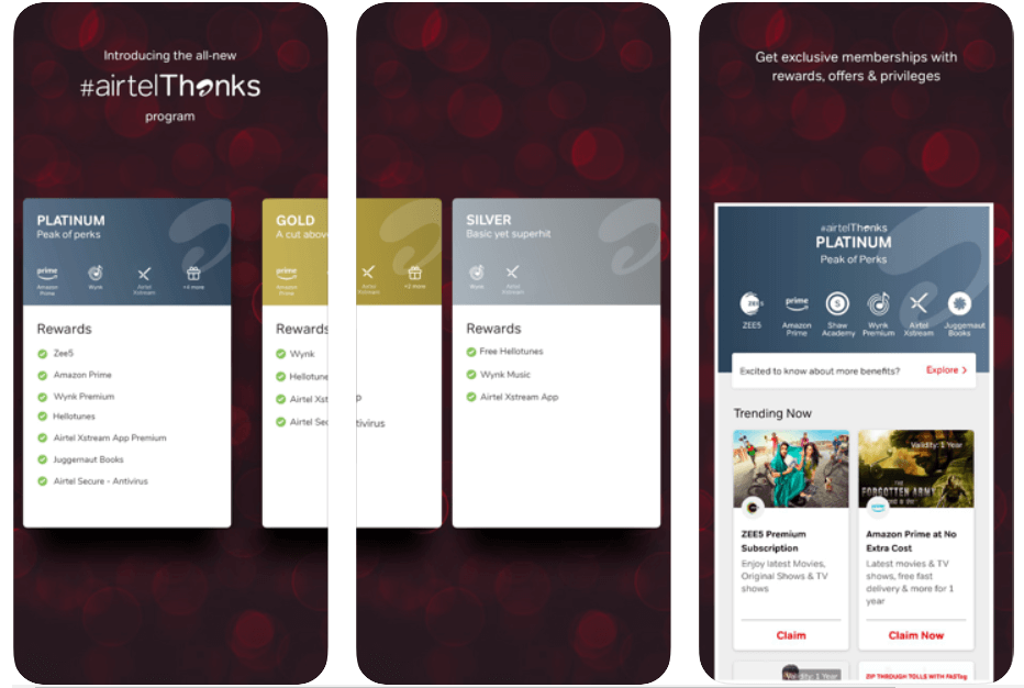 AirtelThanks - 最佳免費充值應用