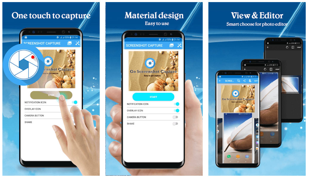 適用於 Android 手機的 Go Screen Capture App