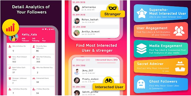 Instagram 的追隨者分析器 - 追隨者追踪器