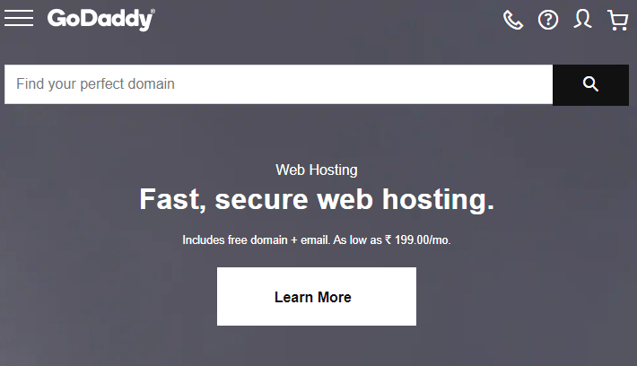 GoDaddy - Miglior registrar di domini