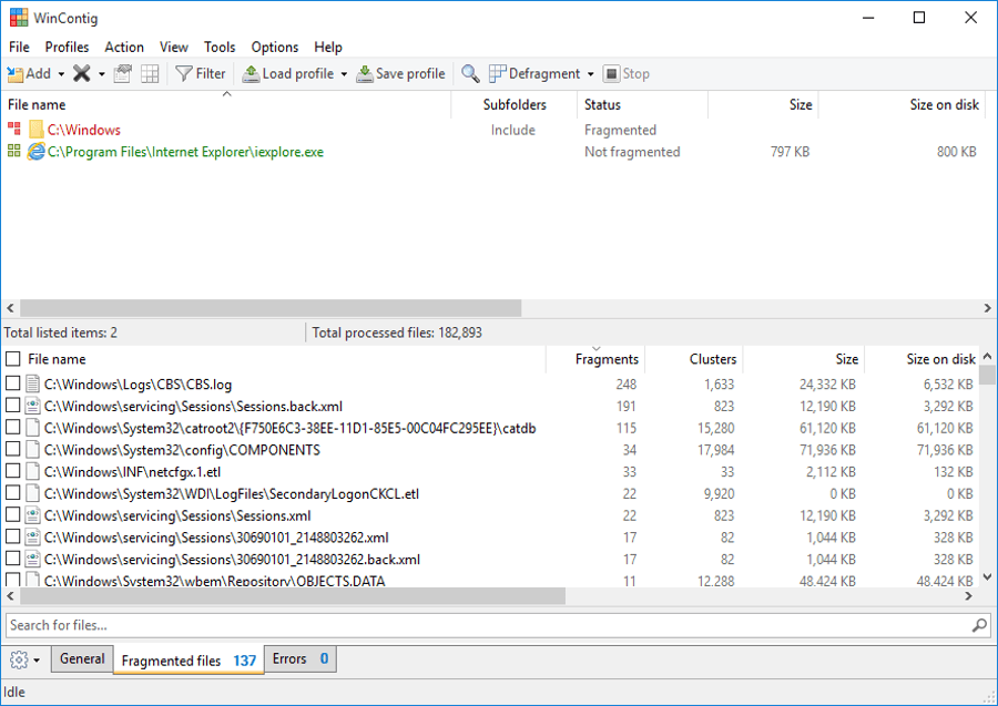 溫康 WinContig - Best Disk Defragmenter Software