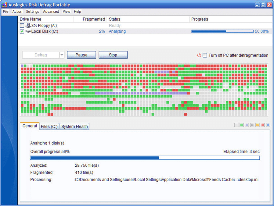Auslogics 磁盤碎片整理 Auslogics Disk Defrag - Best Defragmenter Software