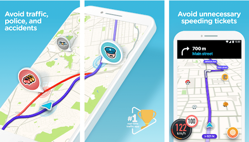 最佳谷歌地圖替代品 - Waze