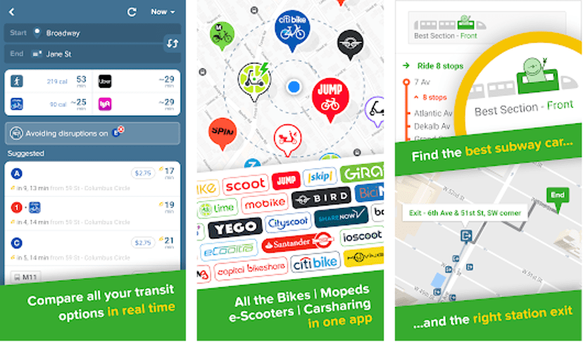 最佳谷歌地圖替代品 - Citymapper