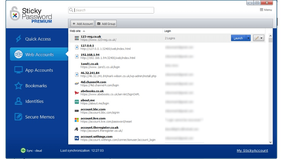最高のパスワードマネージャーソフトウェア-スティッキーパスワード