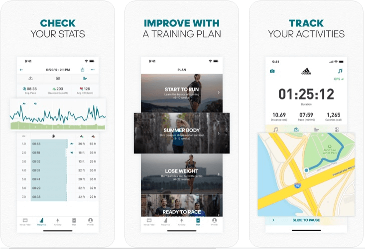 App Runtastic Fitness per la corsa