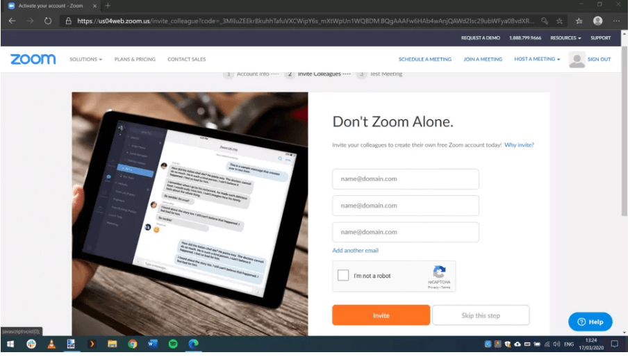 Collegati alla tua webcam per videoconferenze su Zoom