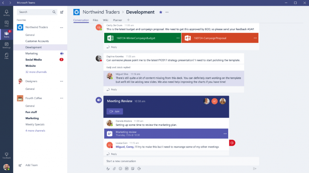 MicrosoftTeams-最高のビデオ会議ソフトウェア