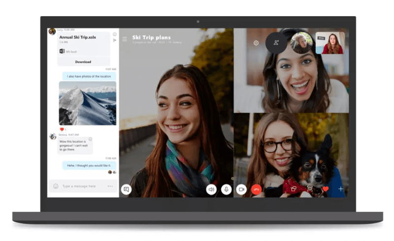 Skype-最高の無料ビデオ会議ソフトウェア