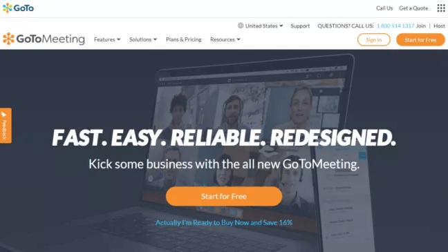 GoToMeeting-最高のビデオ会議ソフトウェア