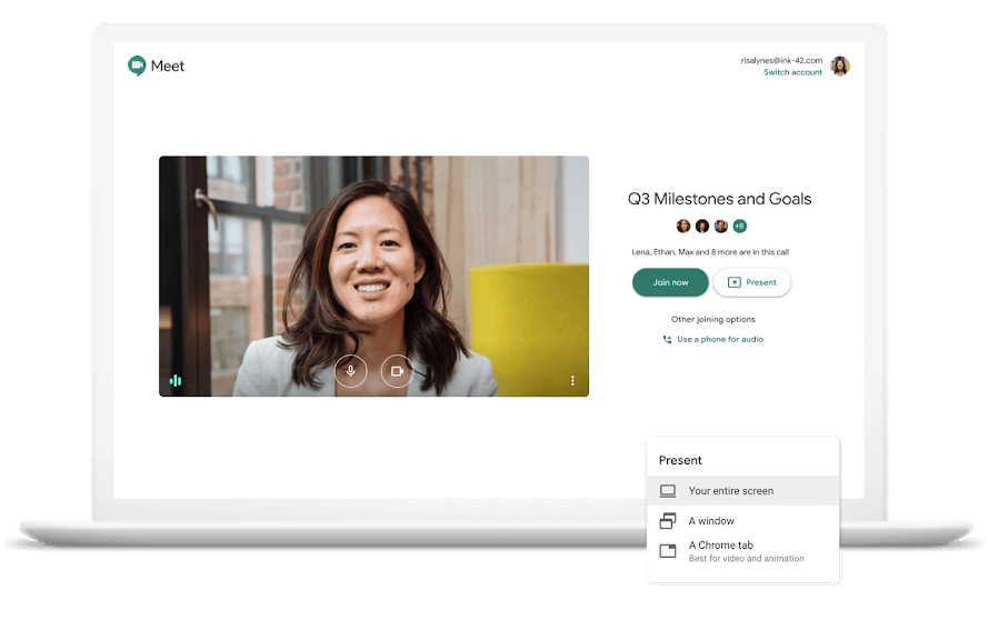 Google HangoutsMeet-ビデオ会議ソフトウェア