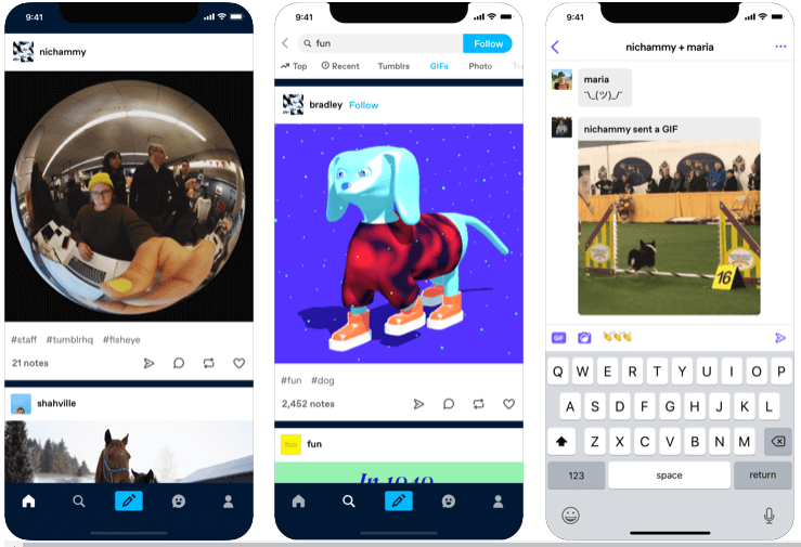 Tumblr - App per social media