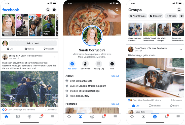 Facebook - Le migliori app di social media per la tua azienda