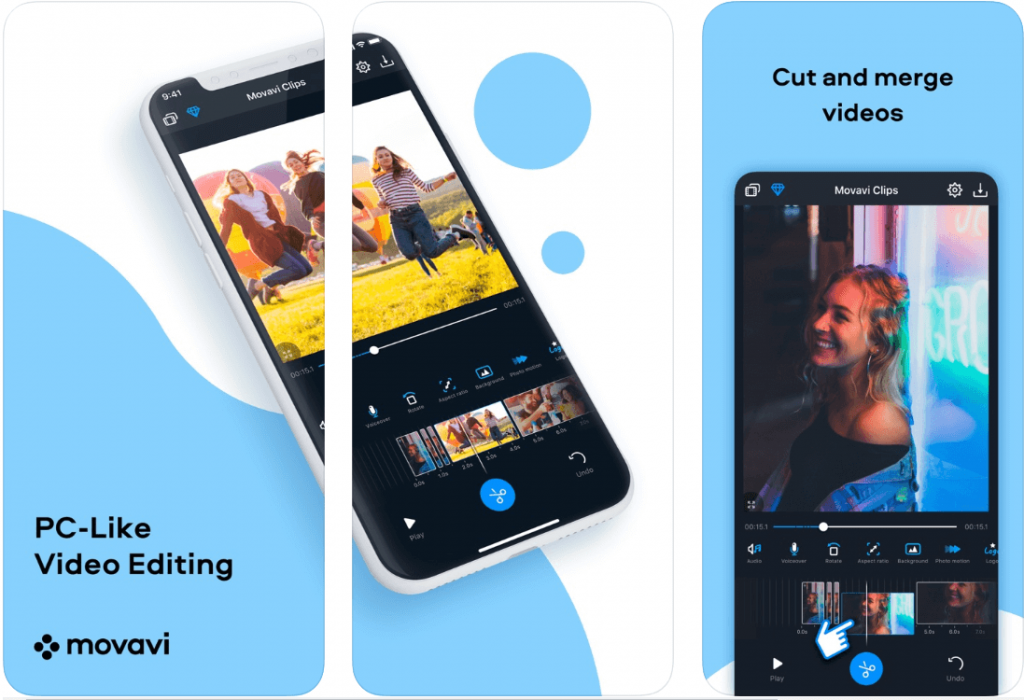 ビデオエディタMovaviクリック Video Editor Movavi Clicks