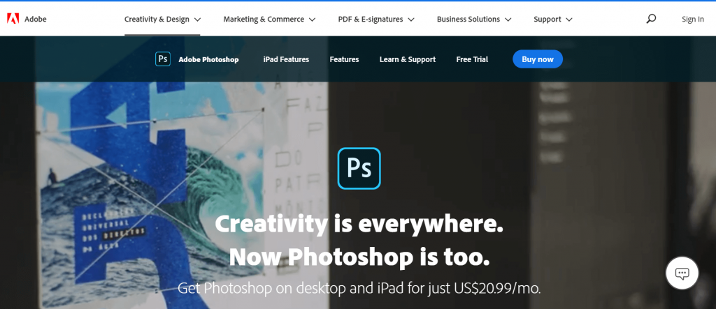 Adobe Photoshop - 適用於 Mac 的最佳照片編輯器