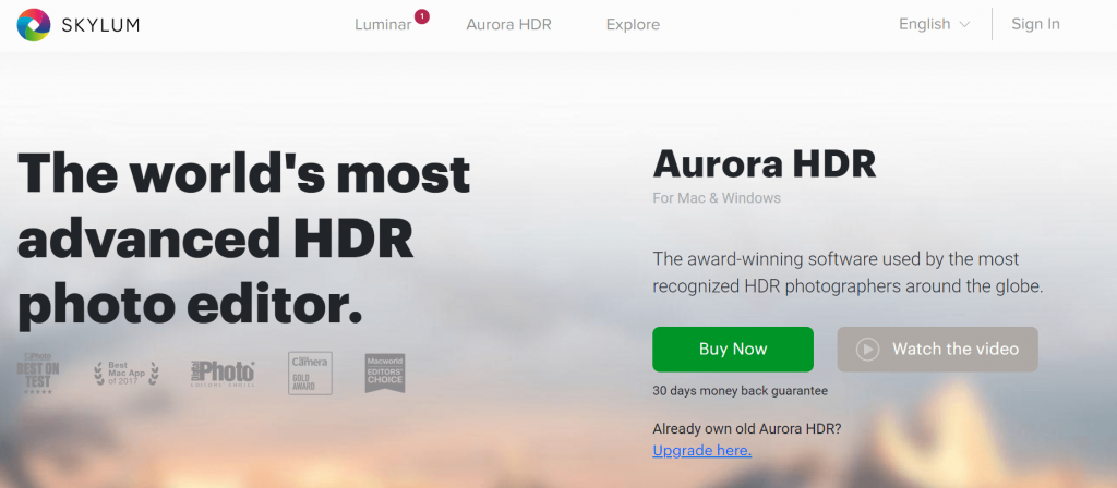 Skylum Aurora HDR - 適用於 Mac 的最佳照片編輯應用程序和軟件