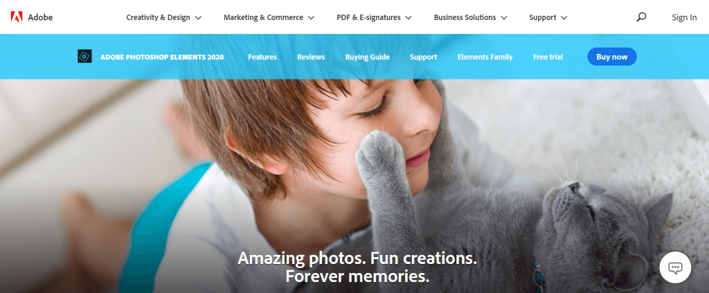 用於照片編輯器的 Adobe Photoshop Elements 工具