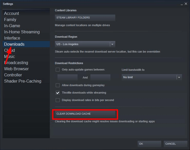 清除下載緩存以加快 Steam 下載速度