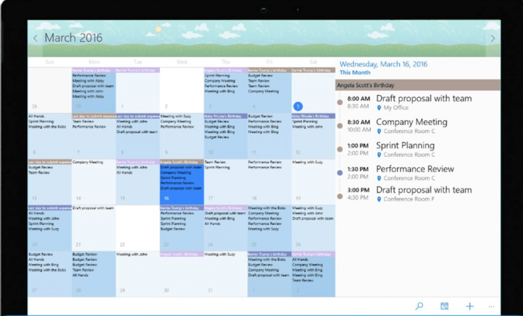 Hoffe Kalender-Apps