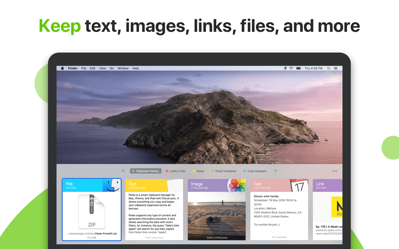 粘貼 - Setapp 提供的適用於 Mac 的最佳應用程序