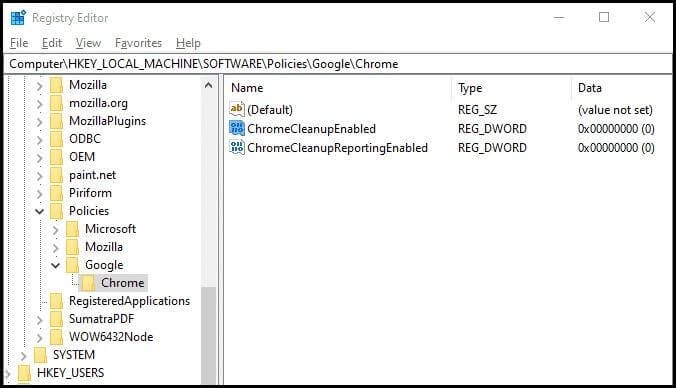 Chrome 軟件報告工具