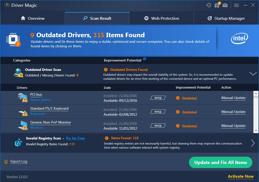 Driver Magic - Treiber-Updater-Software