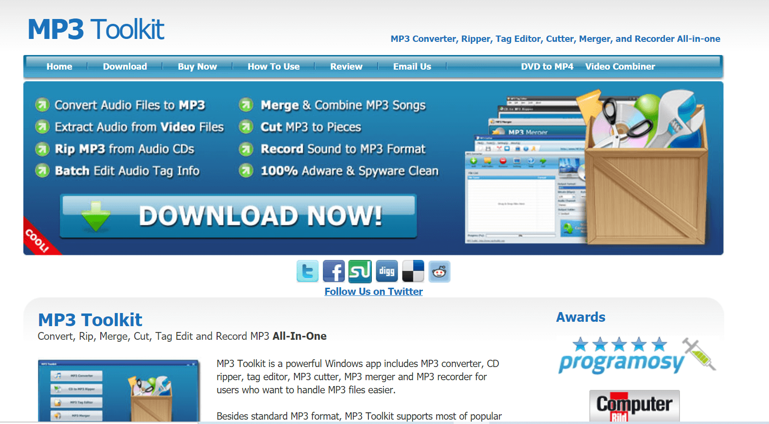用於分割音頻剪輯的 MP3 工具包