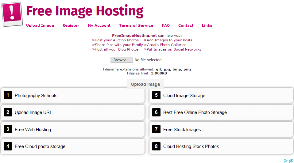 免費圖片託管的最佳 Photobucket 替代品
