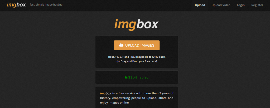 Imgbox 簡單圖像主機 - 最受好評的 Photobucket 替代品