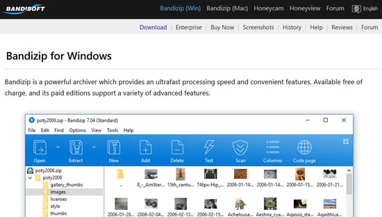 Bandizip RAR File Extractor Tool Free zip unzip