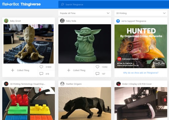 Thingiverse - 偉大的英雄鍛造替代品