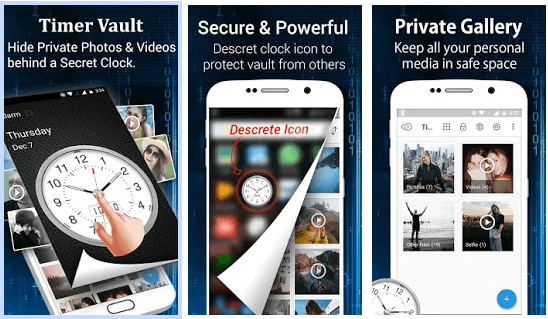 Clock The Vault - 隱藏應用程序的最佳應用程序