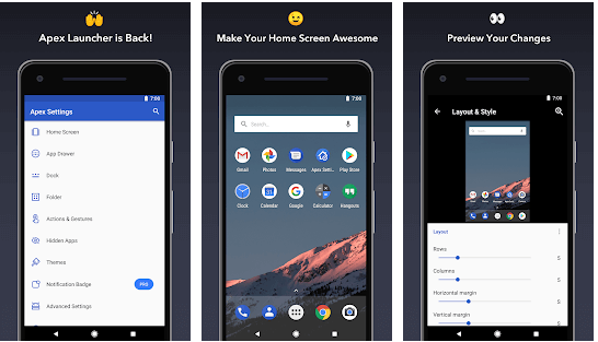 Apex Launcher - 最佳應用程序隱藏程序