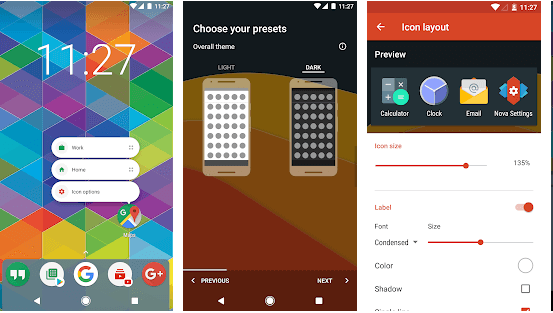 Nova Launcher - 隱藏照片和視頻的最佳應用