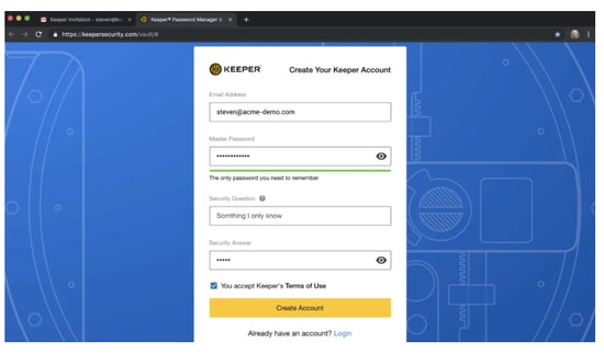 輕鬆設置 Keeper 密碼管理器