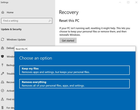 Reset Your Device