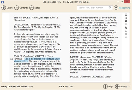 Icecream Epub Reader