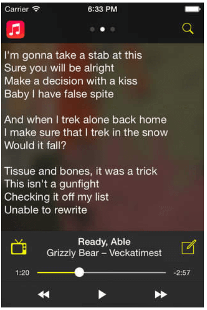 Camena - 歌曲歌詞 Camena - Song Lyrics