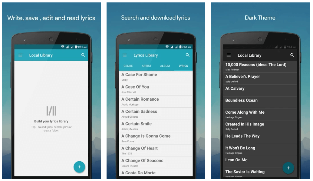 歌詞庫 Lyrics Library