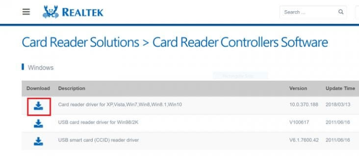 Click On It To Get The Driver Installation File