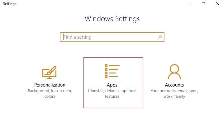 Click On Apps Option